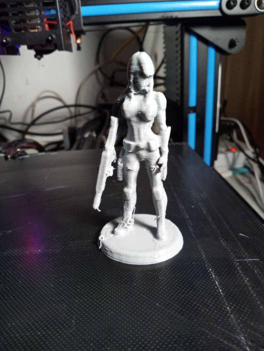 fearthefuture's tweet image. I used  flux1 to get the image  &quot;table top miniature...(((Green screen background))) &quot; 
@MeshyAI  for image to 3d #flux1 #imageto3D