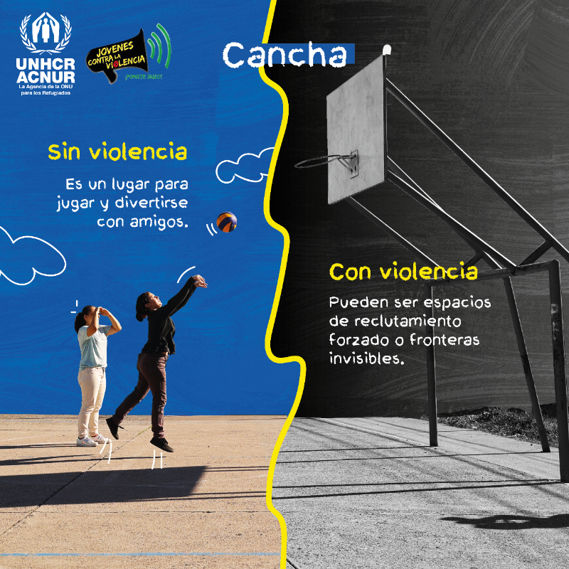 ACNURhonduras's tweet photo. Crecer en contextos de violencia ⚠️y en contextos sin violencia 🙌🏼 ofrece dos realidades completamente diferentes.

Los lugares y objetos, dependiendo de las circunstancias, pueden tener significados opuestos. 👀

@JCV_Honduras