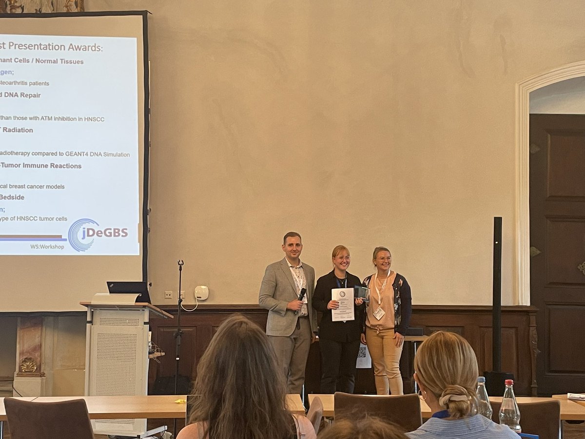 Congratulations to our postdoc <a href="/TinaJost4/">Tina Jost</a> and our first year PhD student Anna Gottwald for the best presentation awards, we’re very proud of you! ✨