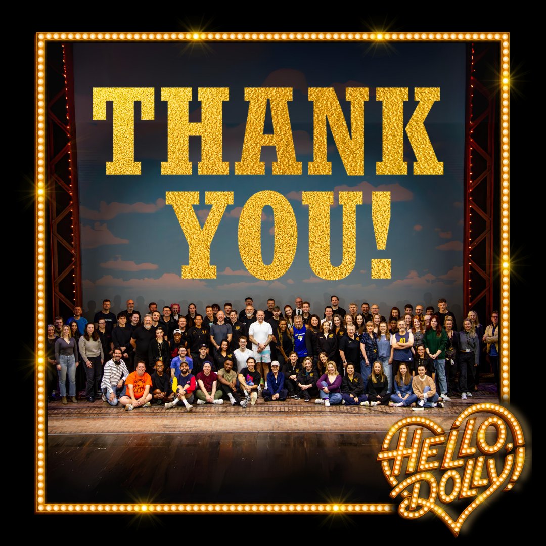 GOODBYE, DOLLY! 💝

We’ve so loved having you back where you belong at the London Palladium 👏

Thank you to our incredible cast, company and audiences for making this an unforgettable summer season!

#HelloDolly #HelloLDN #WestEnd