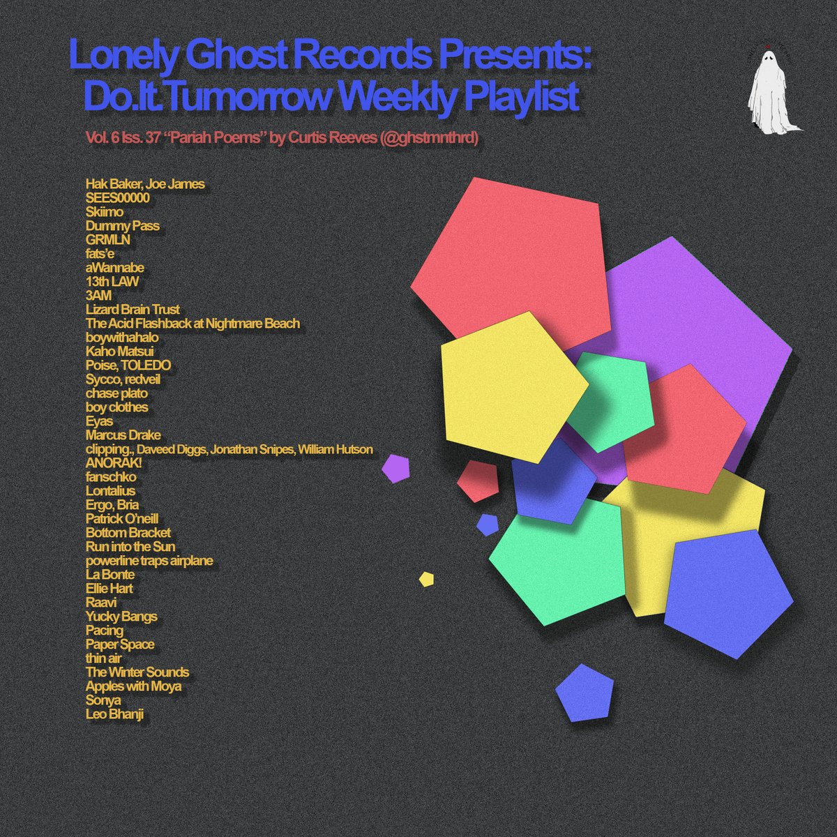 Lonely Ghost ("The Floria Wars" Out Now!) (@lonelyghostrecs) on Twitter photo What's up? Check out our new playlist by
<a href="/ghstmnthrd/">Curtis L. Reeves Jr.</a> ft. <a href="/skiimoband/">Skiimo</a> <a href="/dummypasss/">DUMMY PASS (ON TOUR)</a> <a href="/GRMLNBAND/">GRMLN</a> <a href="/youngburial/">fats’e</a> <a href="/3AwkwardMen/">3AM - Home’s Here LP 3 Nov 8th</a> <a href="/nightmarebeach/">The Arch is Controlling Your Weather</a> @TheWinterSounds <a href="/paperspaceca/">PAPER SPACE • LISTEN TO ''DEATHLIKE''</a> <a href="/the_thin_air_/">thin air</a> <a href="/ellie_hart_tho/">ellie hart</a> <a href="/yuckybangs/">my name</a> + more! Follow for an update every Friday!
open.spotify.com/playlist/19tgX… What's up? Check out our new playlist by
<a href="/ghstmnthrd/">Curtis L. Reeves Jr.</a> ft. <a href="/skiimoband/">Skiimo</a> <a href="/dummypasss/">DUMMY PASS (ON TOUR)</a> <a href="/GRMLNBAND/">GRMLN</a> <a href="/youngburial/">fats’e</a> <a href="/3AwkwardMen/">3AM - Home’s Here LP 3 Nov 8th</a> <a href="/nightmarebeach/">The Arch is Controlling Your Weather</a> @TheWinterSounds <a href="/paperspaceca/">PAPER SPACE • LISTEN TO ''DEATHLIKE''</a> <a href="/the_thin_air_/">thin air</a> <a href="/ellie_hart_tho/">ellie hart</a> <a href="/yuckybangs/">my name</a> + more! Follow for an update every Friday!
open.spotify.com/playlist/19tgX…