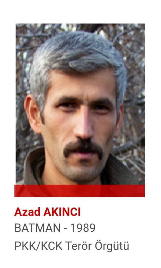 MssGlobal1's tweet photo. MİT, terör örgütü PKK/KCK'nın Mahmur Kampı sözde sorumlusu Azad Akıncı'yı Irak'ın kuzeyindeki Mahmur'da düzenlenen operasyonla etkisiz hale getirdi https://t.co/1iw3x73Quz