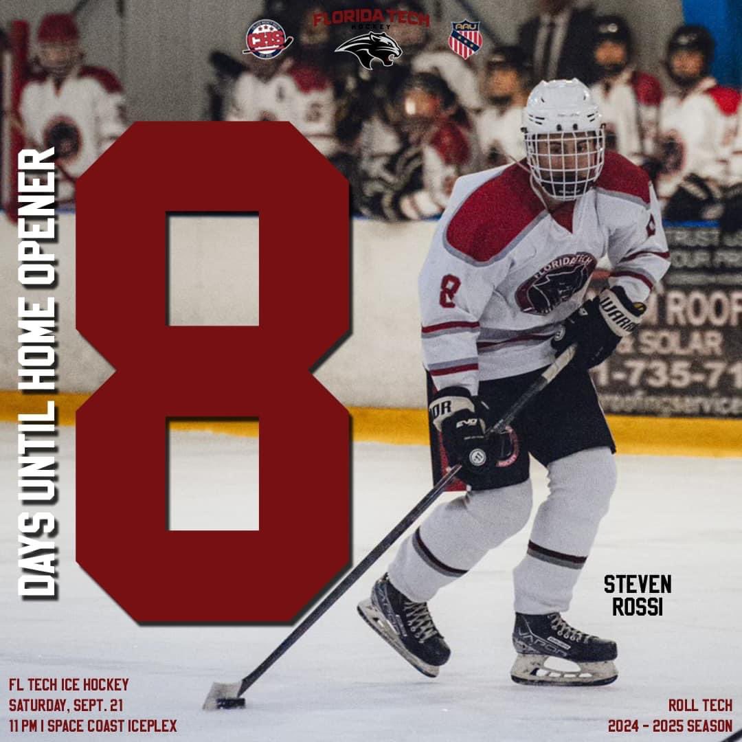 Only 8 days left until our home opener! Wear white to support your team ⬜️