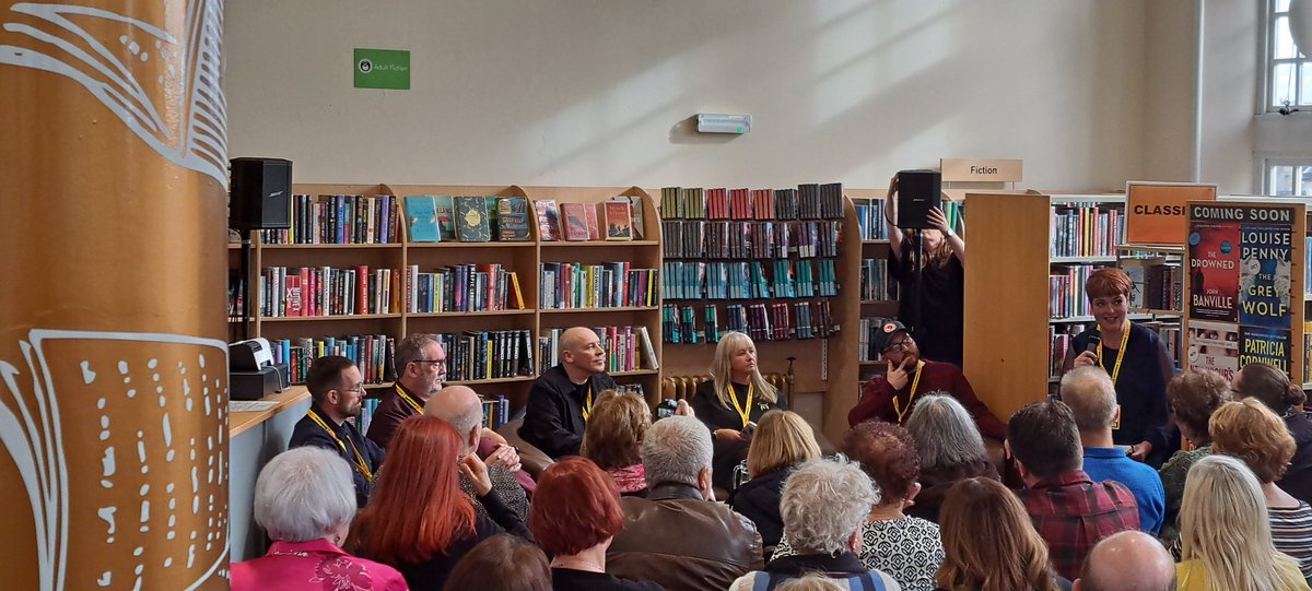 HW Fisher Writers (@hwfwriters) on Twitter photo Great to be back in Stirling sponsoring <a href="/BloodyScotland/">Bloody Scotland</a>. First up is the Debut Scottish Crime novel of the year. Good luck to each of the nominees <a href="/DougASinclair/">Doug A Sinclair</a> <a href="/SpacemanDan13/">Daniel Aubrey</a> <a href="/writer_suzy/">📚🕷Suzy A #CrowMoon 🖤❤️📚</a> <a href="/ResearchET/">AG</a> and Martin Stewart as they discuss their books with <a href="/BBCPolliemac/">Pauline McLean</a> Great to be back in Stirling sponsoring <a href="/BloodyScotland/">Bloody Scotland</a>. First up is the Debut Scottish Crime novel of the year. Good luck to each of the nominees <a href="/DougASinclair/">Doug A Sinclair</a> <a href="/SpacemanDan13/">Daniel Aubrey</a> <a href="/writer_suzy/">📚🕷Suzy A #CrowMoon 🖤❤️📚</a> <a href="/ResearchET/">AG</a> and Martin Stewart as they discuss their books with <a href="/BBCPolliemac/">Pauline McLean</a>