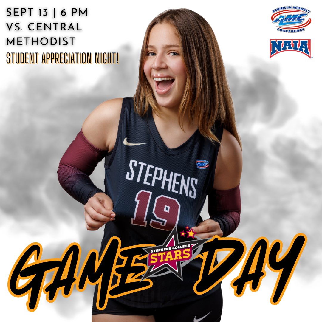 Stephens Stars Athletics (@stephensstars) on Twitter photo Stars Volleyball is back at home! Join us for an exciting Student Appreciation Night and cheer on your Stars as they hit the court.
π <a href="/cmueagles/">Central Methodist Athletics</a>
ποΈ Silverthorne Arena
β±οΈ 6 pm
π stephensstars.com/coverage
#StarsAthletics #StarsVolleyball #amcvb Stars Volleyball is back at home! Join us for an exciting Student Appreciation Night and cheer on your Stars as they hit the court.
π <a href="/cmueagles/">Central Methodist Athletics</a>
ποΈ Silverthorne Arena
β±οΈ 6 pm
π stephensstars.com/coverage
#StarsAthletics #StarsVolleyball #amcvb
