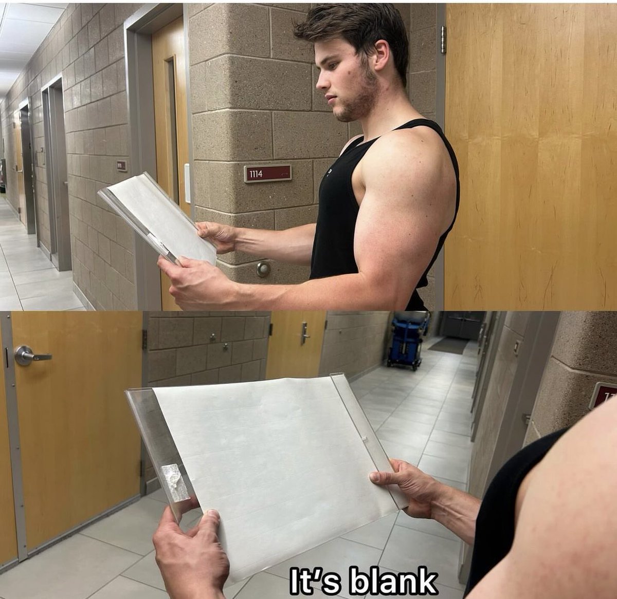 Me looking at all the good writing I’ve done this week for my paper