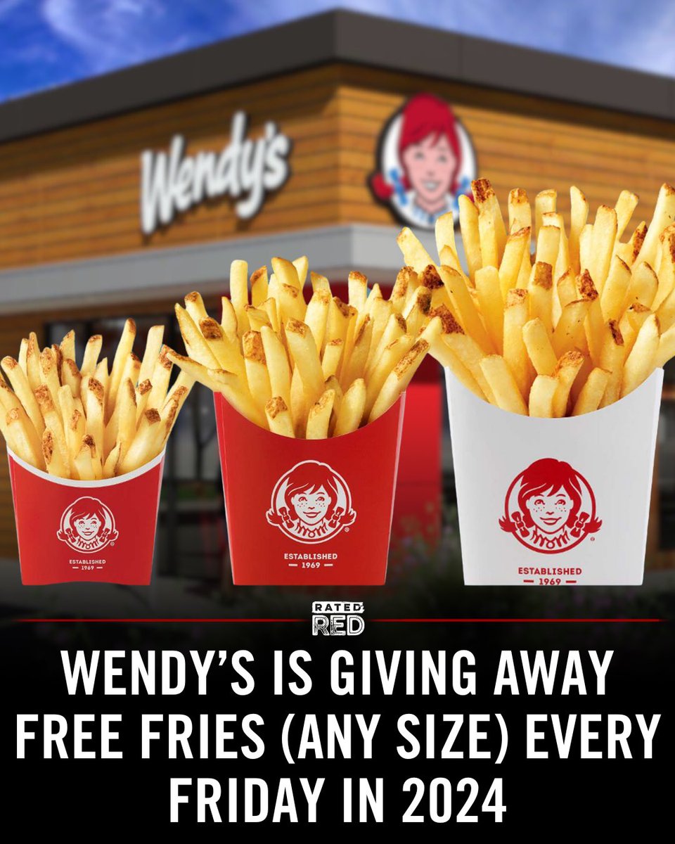 Starting Friday the 13th, get FREE fries at Wendy’s with any in-app purchase every Friday and $1 small Frosty treats all month long! 🍟🍦#WendysDeals #FridayThe13th #FallTreats #FrostyFriday