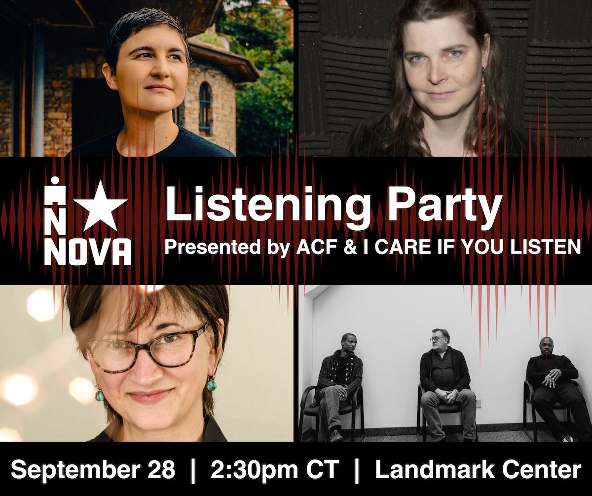 Composers Forum (@composersforum) on Twitter photo Join us in downtown St. Paul for an afternoon of music from the <a href="/innovadotmu/">innova Recordings</a> catalog! <a href="/icareifulisten/">I CARE IF YOU LISTEN</a> editor Amanda Cook hosts this event, providing insight on tracks by Mary Ellen Childs, Leilehua Lanzilotti, Jess Rowland, and We Sick. Register here! buff.ly/4dkmwMV Join us in downtown St. Paul for an afternoon of music from the <a href="/innovadotmu/">innova Recordings</a> catalog! <a href="/icareifulisten/">I CARE IF YOU LISTEN</a> editor Amanda Cook hosts this event, providing insight on tracks by Mary Ellen Childs, Leilehua Lanzilotti, Jess Rowland, and We Sick. Register here! buff.ly/4dkmwMV
