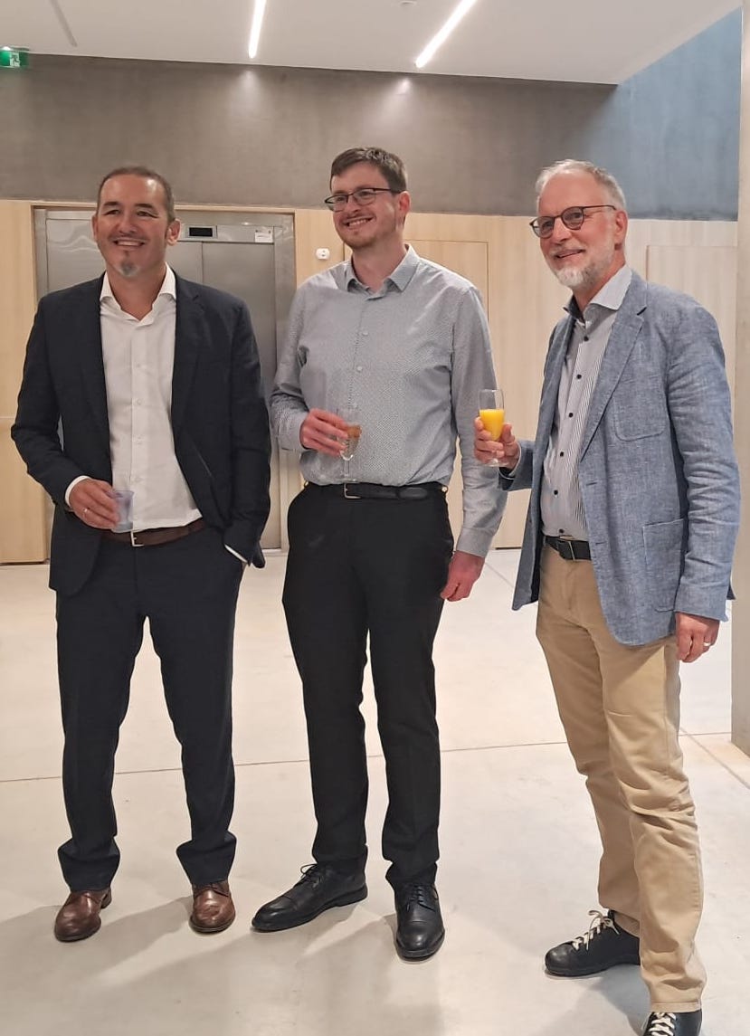 🎓Congratulations to our fellow Sven Jandura who successfully defended his PhD this week, the work noted as exceptional😎
Best of luck in the next stages of his career!