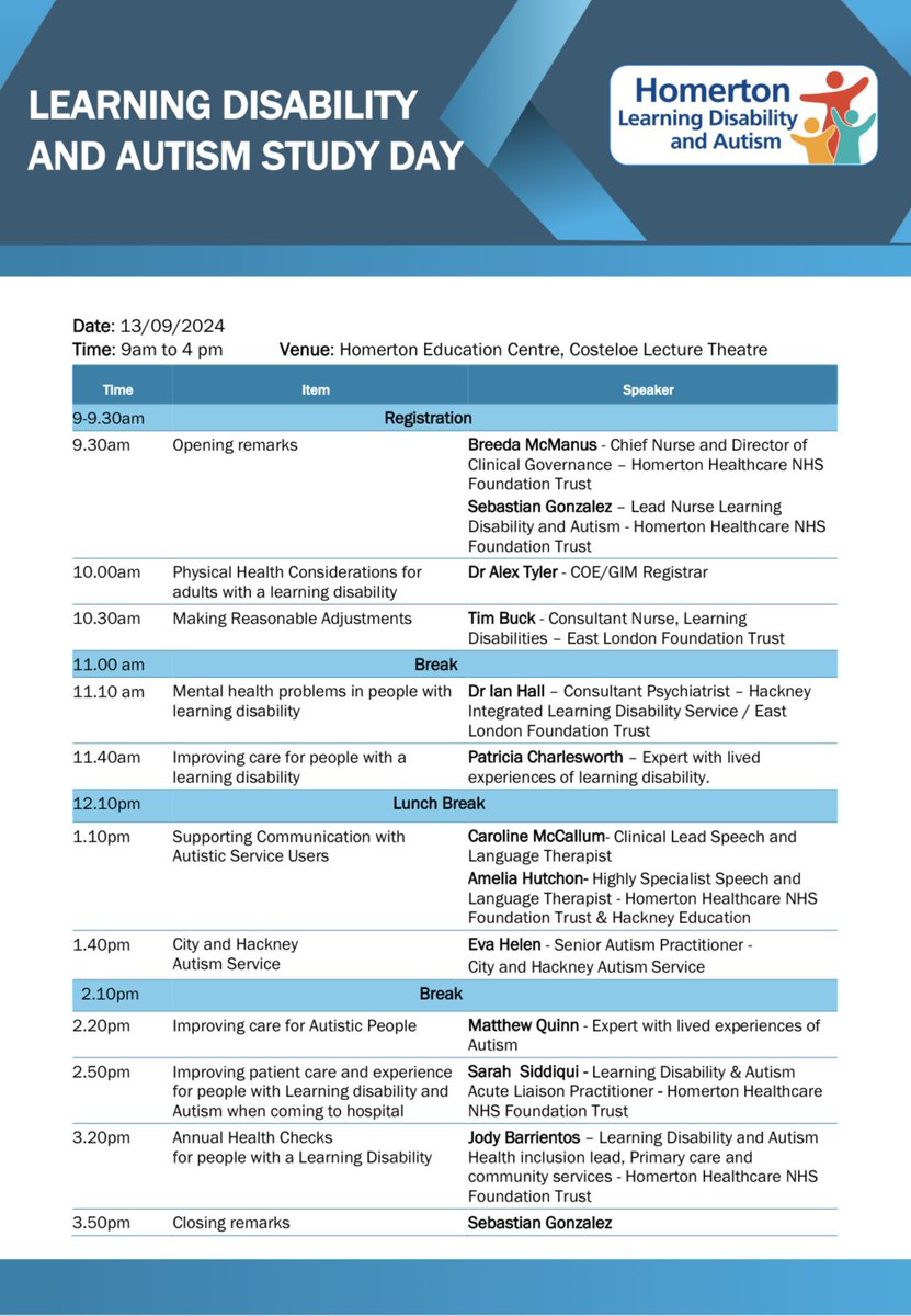 I am incredibly proud to have hosted our very first Learning Disability and Autism Study Day for our new network of LDA champions! A heartfelt thank you to all the speakers and attendees 😁 <a href="/NHSHomerton/">HHFT</a> <a href="/HomertonLDA/">Homerton Learning Disability and Autism</a>