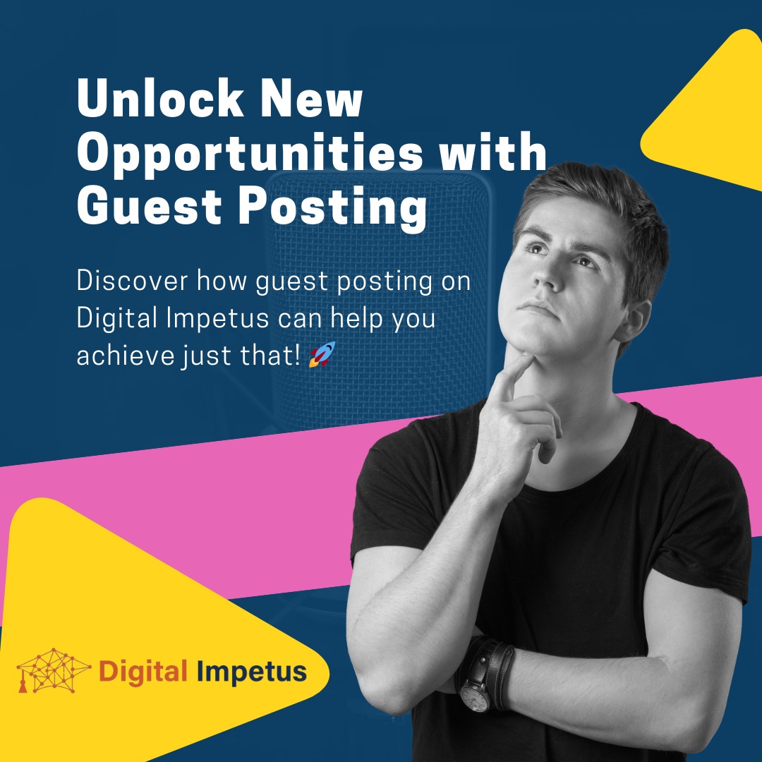 digitalimpetus's tweet image. *Unlock New Opportunities with Guest Posting!* 🌟

Looking to boost your brand's visibility and connect with a wider audience? 🗣️✨ Discover how guest posting on Digital Impetus can help you achieve just that! 🚀

#GuestPosting #DigitalMarketing #ContentCreation #ExpandYourReach