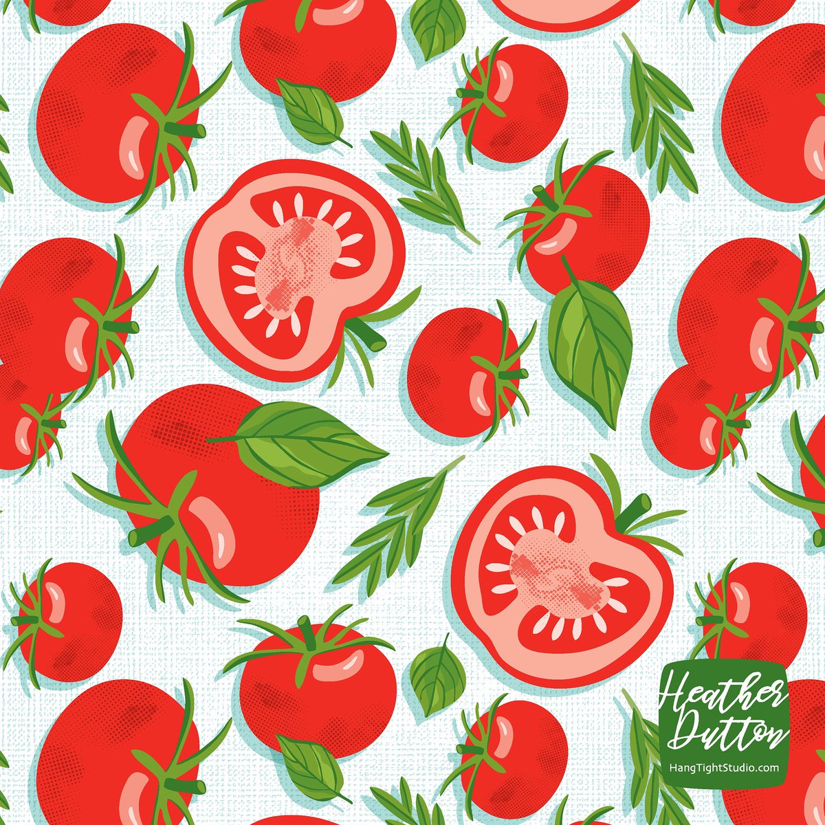 Vine Ripe 🍅🍅🍅 bit.ly/4d3p9SX

#patterndesigner #patterndesign #surfacedesign #surfacepattern #artlicensing #foodillustration