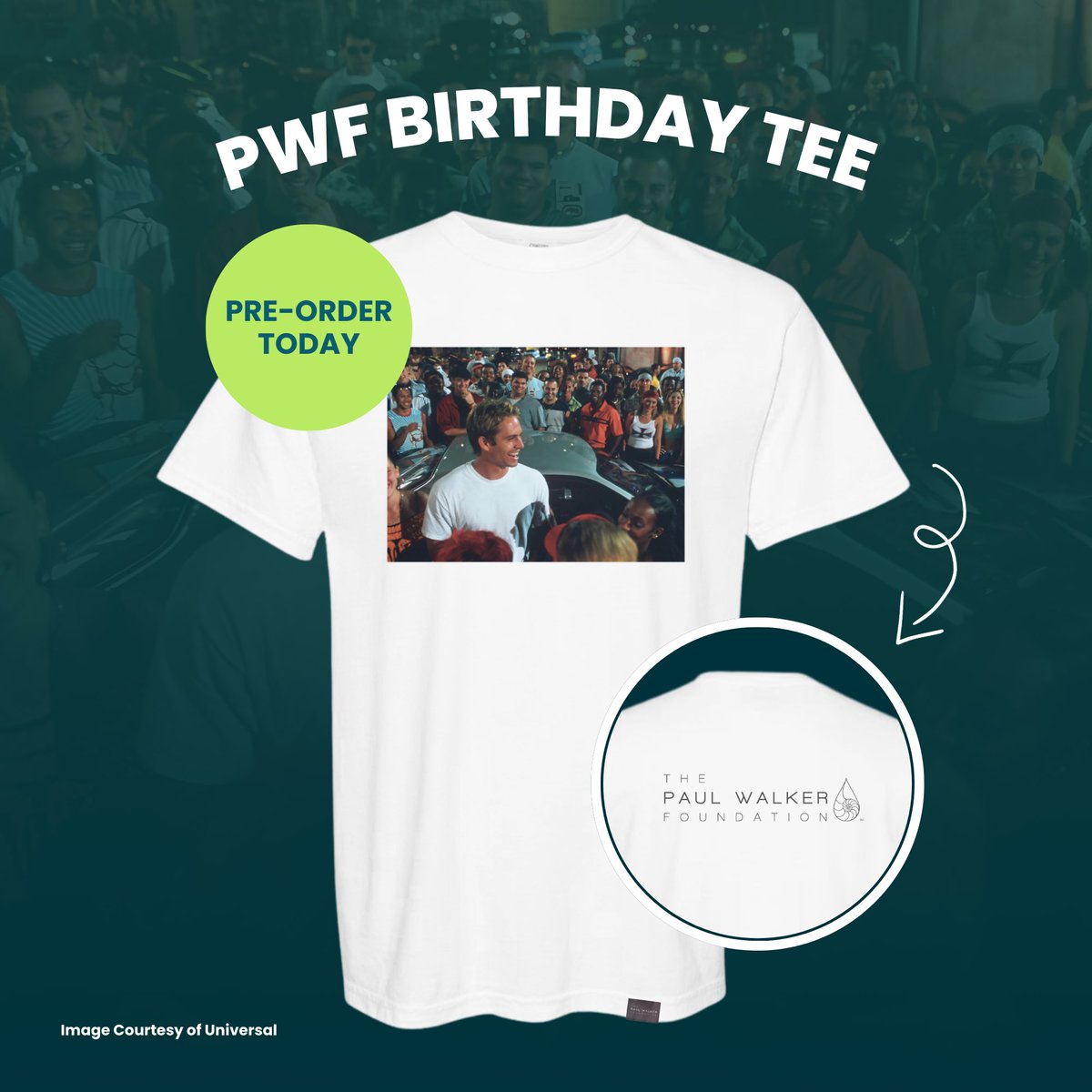 PaulWalkerFoundation (@paulwalkerfdn) on Twitter photo Check out the back!
This isn’t just any tee—it’s a statement of Paul Walker’s enduring legacy.
Celebrate Paul with us. Wear his story. Support a cause. 💙
Link in bio!
#PaulWalker #DOGOOD.® #pwf Check out the back!
This isn’t just any tee—it’s a statement of Paul Walker’s enduring legacy.
Celebrate Paul with us. Wear his story. Support a cause. 💙
Link in bio!
#PaulWalker #DOGOOD.® #pwf