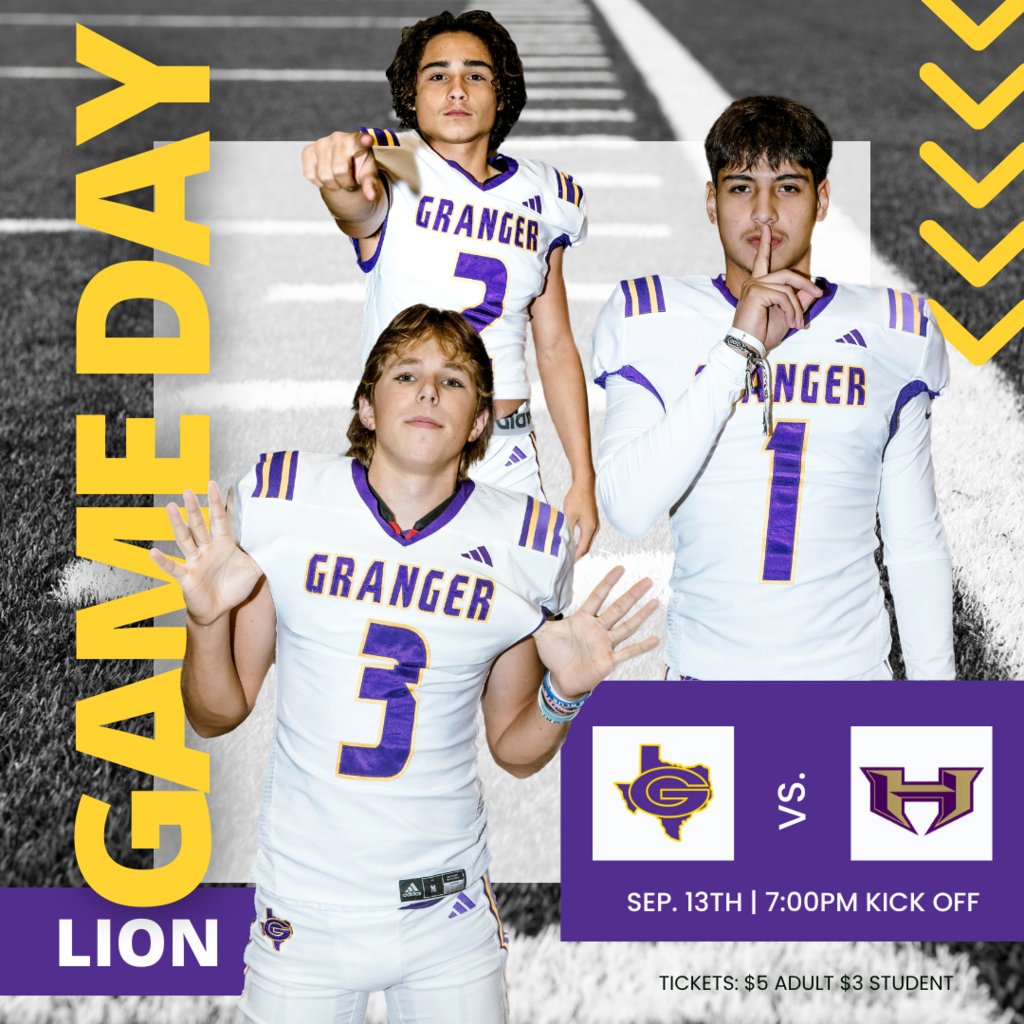 It's Game Day Lions! 🦁🏈
#LionPride #BleedPurple