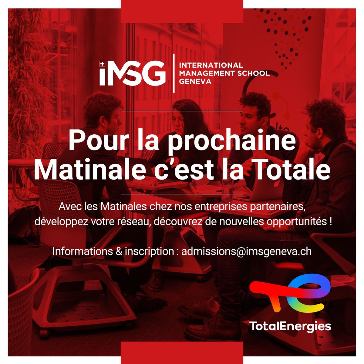 👋 Les Matinales du Recrutement chez nos partenaires, avec des balades apprenantes pour nos étudiants!🏦 Inscription: networking.imsgroup.education/fr/calendar/in…
#emploi #jeunestalents
<a href="/richarddelaye/">Richard DELAYE</a>