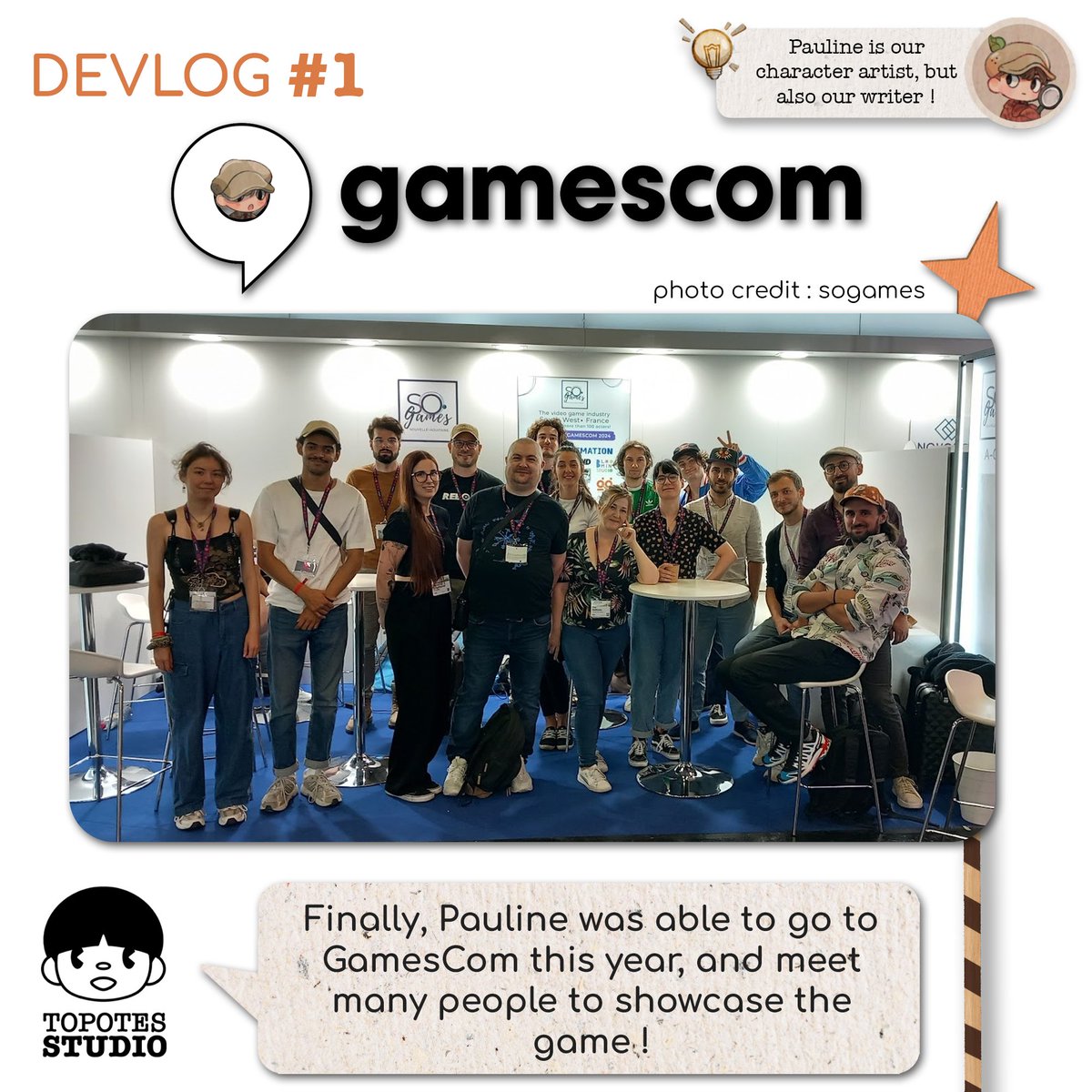Topotes_Studio's tweet image. AMBROISE NIFLETTE : DEVLOG #1
And that would be the first of many !!!
#gamedev #indiegame #cosygames #wholesomegames