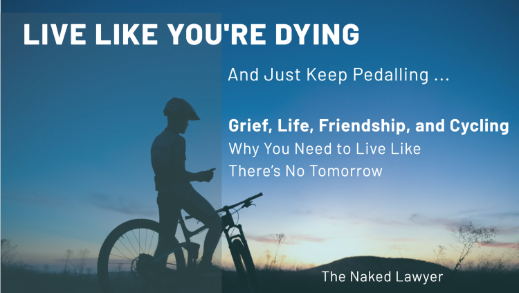 “Live Like You’re Dying: And Just Keep Pedalling … 
#Grief, Life, #friendship , and #cycling - Why You Need to Live Like There’s No Tomorrow🌟How to deal with (or prepare for) grief, &amp; truly live in spite of life's inevitable darkest moments linkedin.com/feed/update/ur… 
#wellbeing