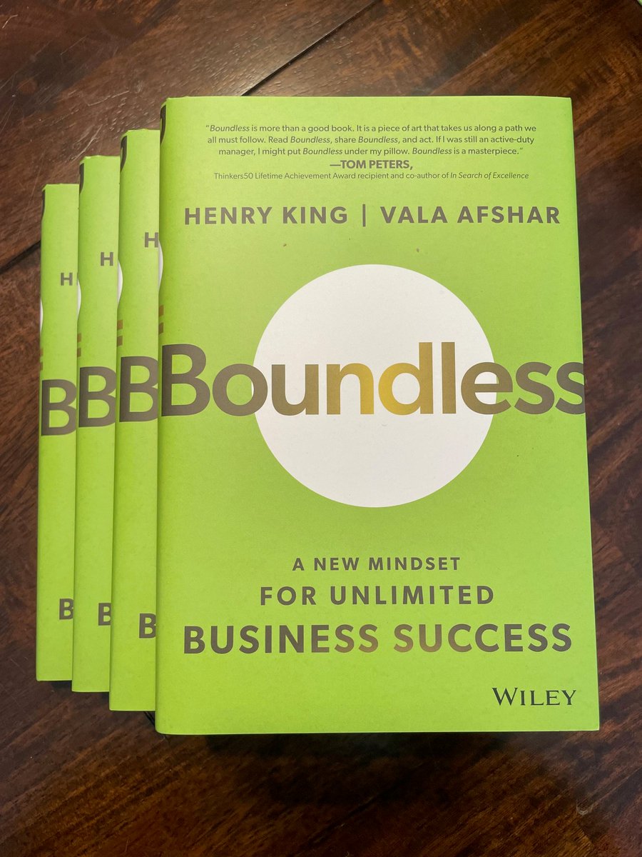 ValaAfshar's tweet image. Today is the one-year anniversary of Boundless. We are grateful for your amazing support and endorsements.

Based on our most recent research and active engagements with business and innovation leaders, we realize that we have more that needs to be said. Much more. 

Please stay…