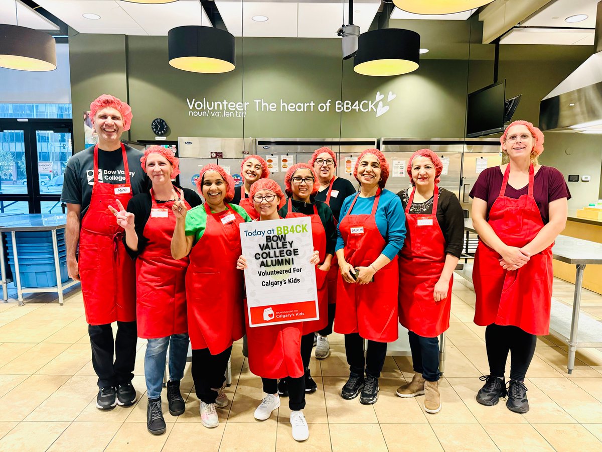 🎉 A Big Thank You to Our Amazing BVC Alumni Volunteers! 

We are incredibly grateful to all the Bow Valley College alumni who generously gave their time to support Brown Bagging for Kids! 🥪 

Your dedication to making a difference in our community is truly inspiring.