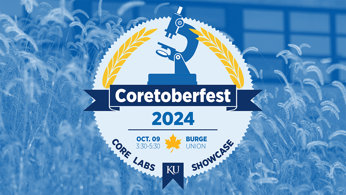 How well do you know <a href="/UnivOfKansas/">University of Kansas</a> core labs? Come to Coretoberfest to learn how these facilities + experts can support your #KUresearch.

🗓️ Wed, 10/9 
🕞 3:30 - 5:30 p.m. 
📍Burge Union     

Door prizes. Networking. Appetizers + drinks. RSVP: rockcha.lk/coretoberfest-…