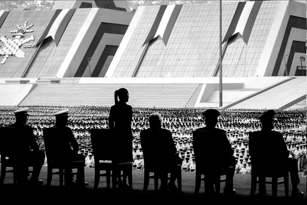 UNDER THE PRESENCE OF OUR GLORIOUS BLACK SUN

A SPECTACLE OF BLOOD AND HONOR

TO MARK THE HOLY INAUGURATION OF OUR BELOVED NA-BARON CLAUDIA STEINBAUM