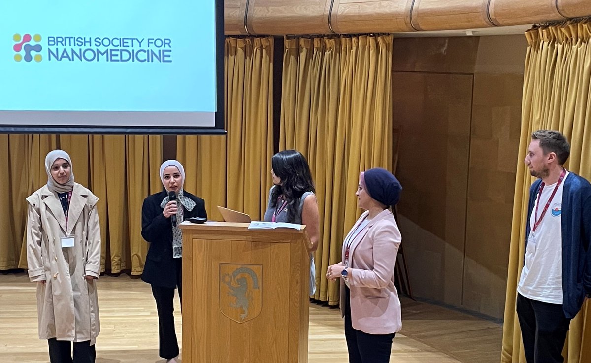 Dufes Lab (@dufeslab) on Twitter photo Zainab Al-Quraishi participated in the British Society of Nanomedicine Champions oral presentation
at the British Society of Nanomedicine annual meeting in Cambridge
#nanomedicine #research #bsnm <a href="/BritSocNanoMed/">British Society For Nanomedicine</a> Zainab Al-Quraishi participated in the British Society of Nanomedicine Champions oral presentation
at the British Society of Nanomedicine annual meeting in Cambridge
#nanomedicine #research #bsnm <a href="/BritSocNanoMed/">British Society For Nanomedicine</a>