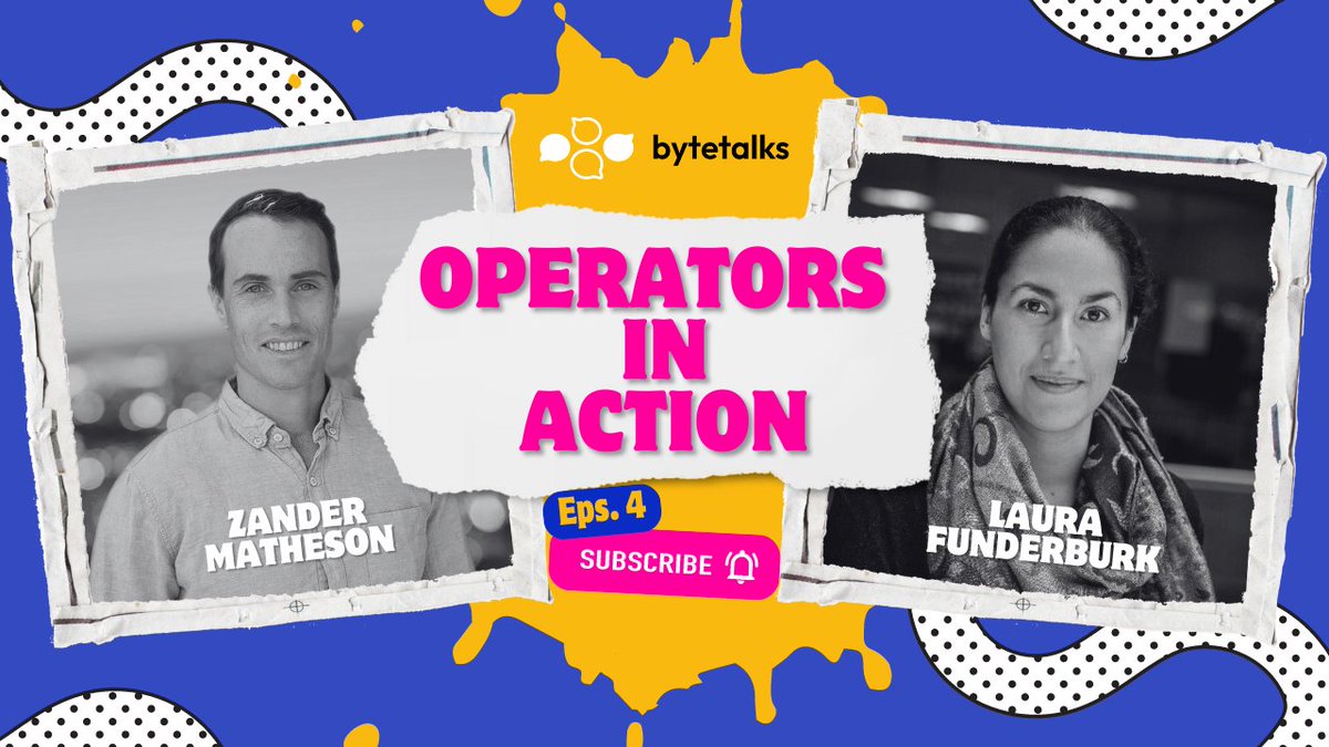 🐝 Bytetalks is officially here, and we’re excited to present our next episode!

So, today, our own <a href="/LGFunderburk/">Laura G Funderburk 🐍🥑</a> and <a href="/MathesonZander/">Zander</a>  will take you through Bytewax operators, the key components driving streaming dataflows.

Watch to learn:

☒ The basics of Bytewax dataflows,