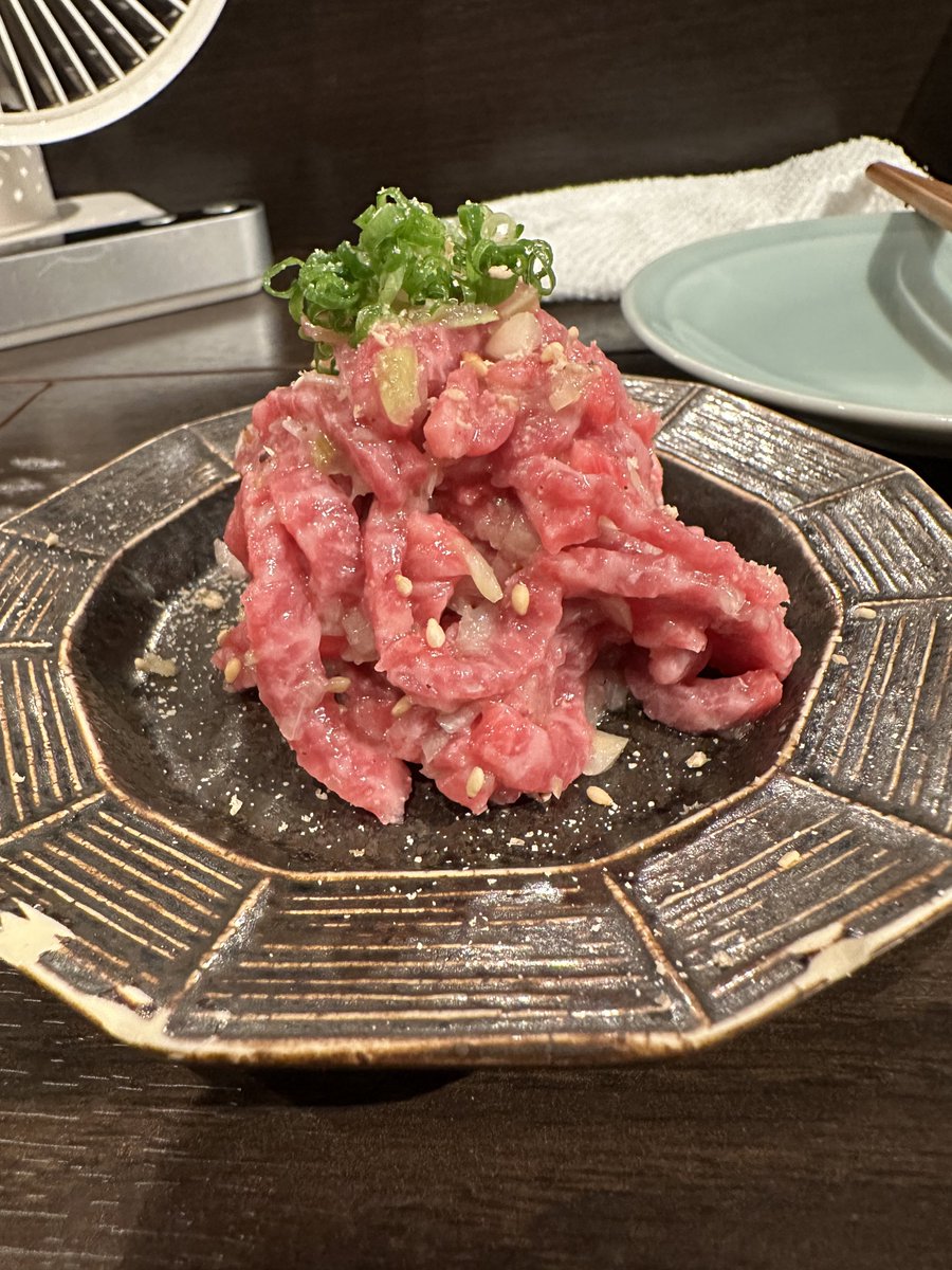 ばばあの裏メニュー
『ネギ塩ダレユッケ』
最高✌️