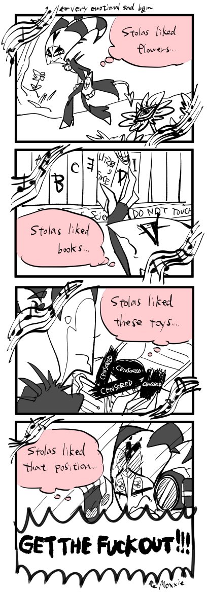 6_o_c's tweet photo. poor Blitzo🥺 #HelluvaBoss #Stolitz https://t.co/6905eB1Pgw