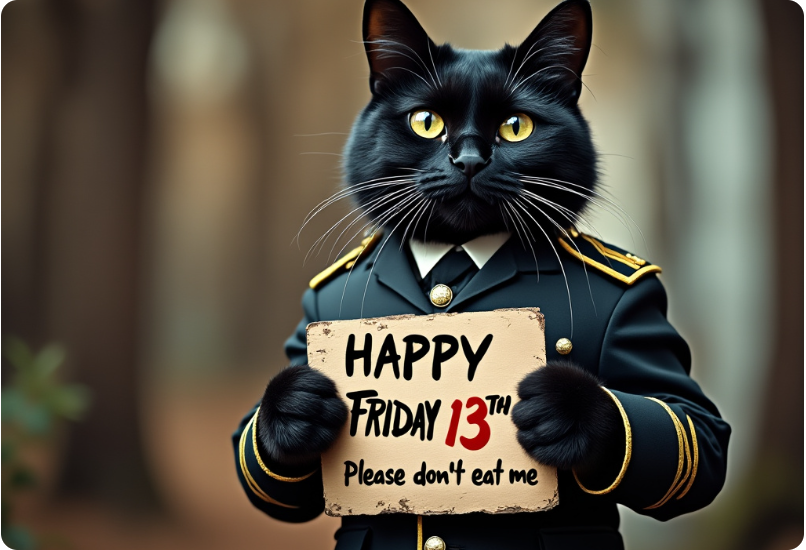 DavenjahT's tweet image. #FridayThe13th #GrokCat #GROK2 #Grok2images
