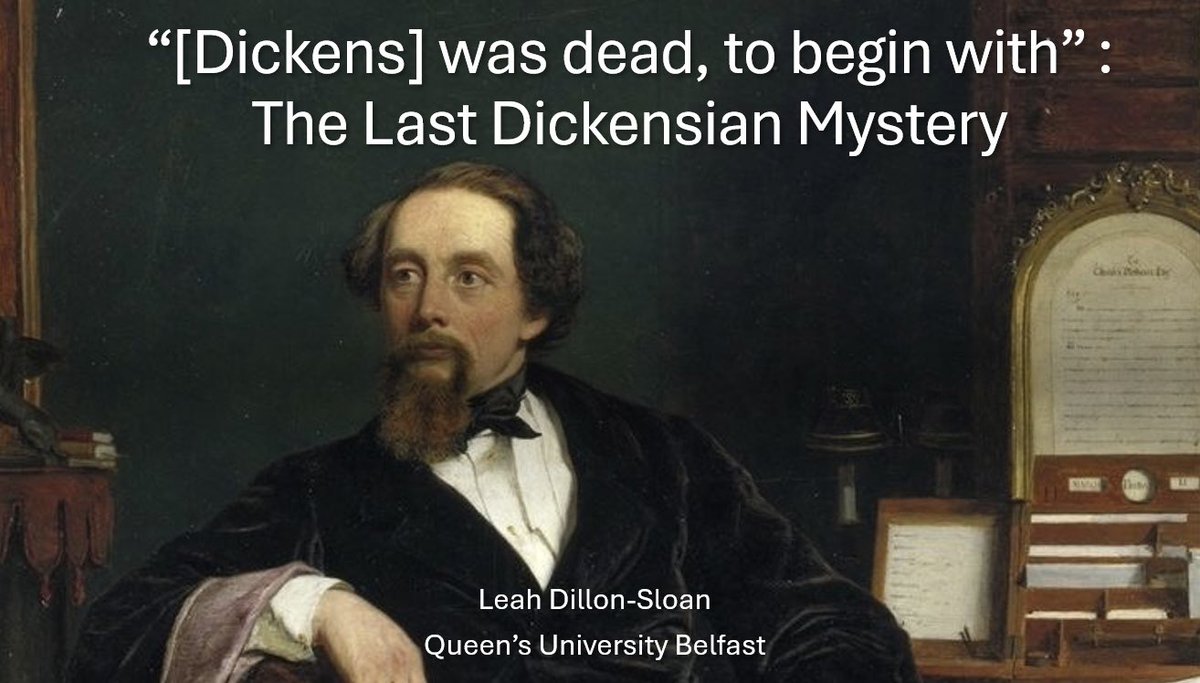 Presenting today on the controversy surrouding Dickens’s death and the impact of celebrity on Dicken’s afterlives at EVENT2024, <a href="/navsa/">NAVSA</a> <a href="/BAVS_UK/">BAVS</a> flightless conference. 

Thank you to Justin  livingstone and Alex Murray for organising for the opportunity to present. <a href="/qub_ael/">QUB AEL</a>