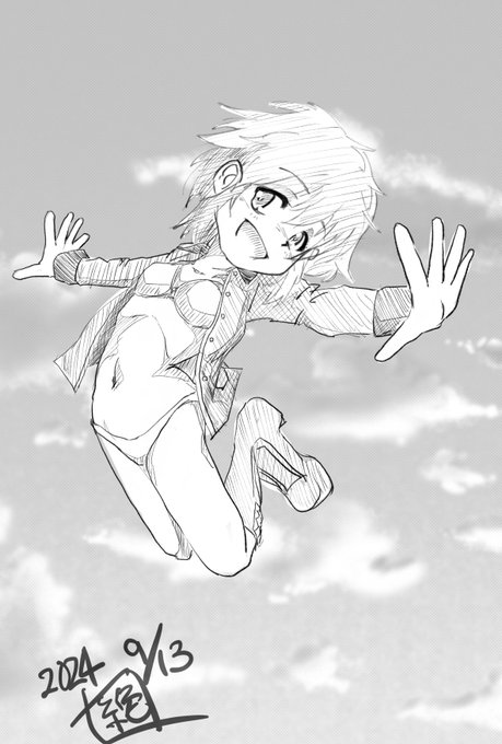 #週末ガルパンお絵描き120分一本勝負
#週末ガルパンお絵描き120分一本勝負20240913
お題「クランベリー」と言う事で
暑い中練習中の聖グロにお話伺いに来たら
PJ羽織ったまま水着で戦車道しているじゃありませーんか⁉︎
まぁ…気持ちはわかりますが…
イイぞもっとやれーーー!
#ガルパン 