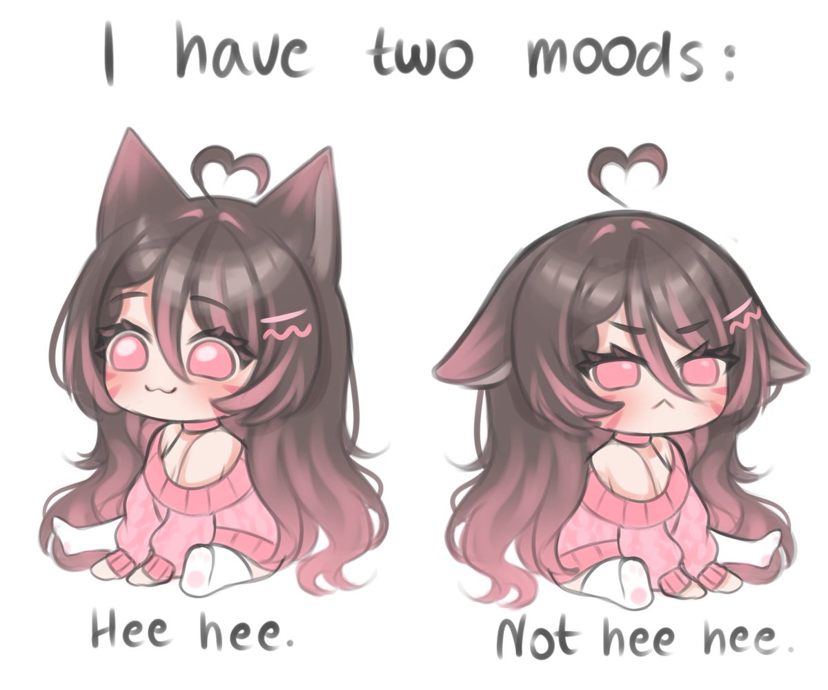 I have two moods