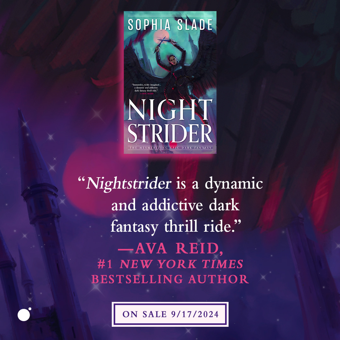 orbitbooks's tweet image. "NIGHTSTRIDER is a dynamic and addictive dark fantasy thrill ride." - Ava Reid, #1 New York Times Bestselling Author 

NIGHTSTRIDER by @theneonvulture is available NEXT WEEK!!
