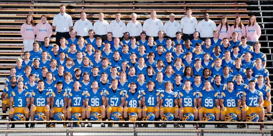CSSSaintsFB's tweet image. Congratulations to the 2011 Football Team on being inducted into the St. Scholastica Athletics Hall of Fame!

10-0 in the regular season in the 4th year in program history!

Led the NCAA in 12 stats categories
2 All-Americans
4 NCAA All-Region
12 All-Conference

#LiveTheStandard