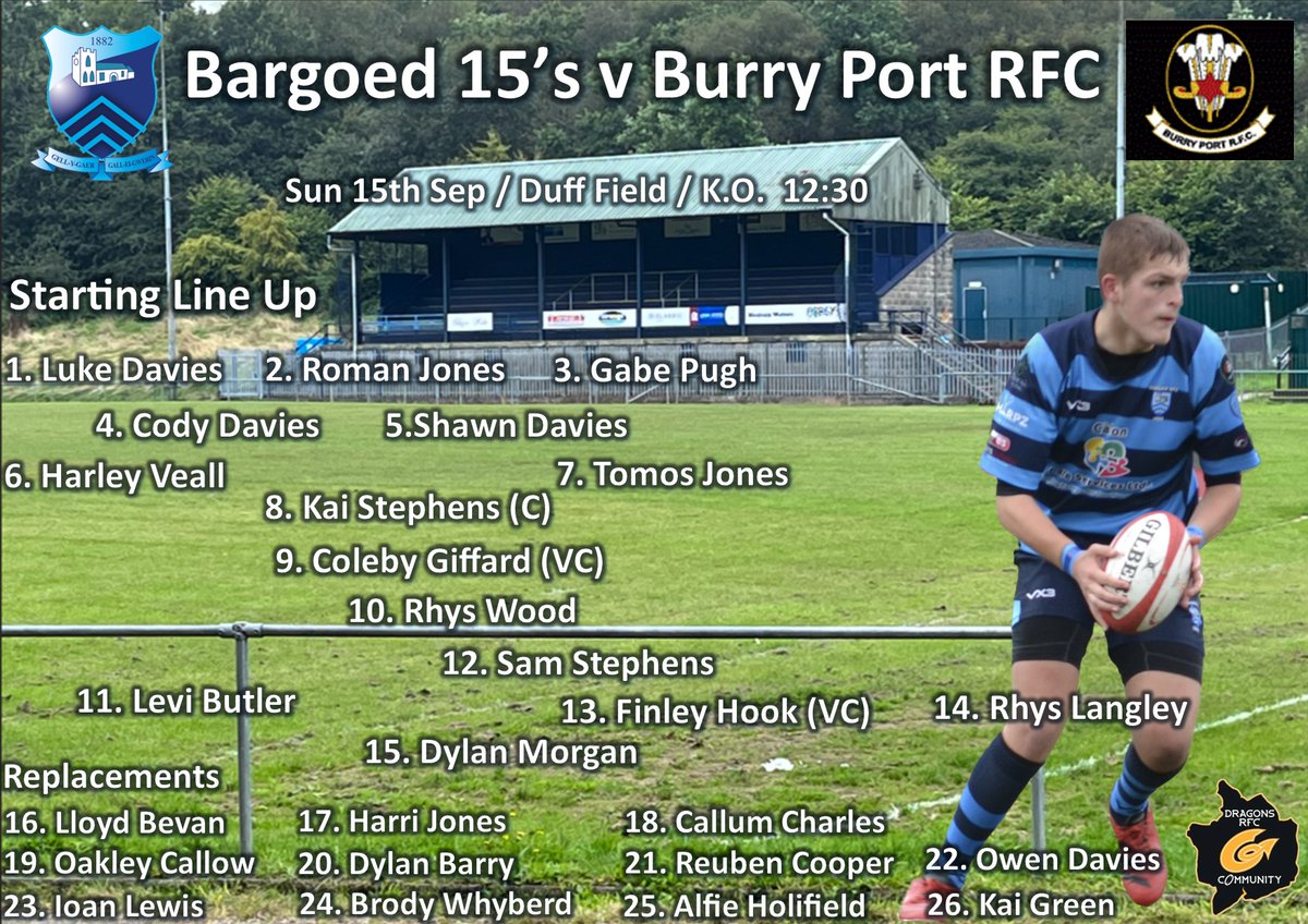 Bargoed U15s Bulls (@barg_bullsu13s) on Twitter photo Squad selection is in for the weekend game .
Boys looking forward to the challenge of some new opposition. Sure to be a belter of a game this one .
If your free Sunday pop along and have a look at some the young talent <a href="/Bargoedrfc/">BargoedRFC ๐</a> .
Upthabarg ๐ Squad selection is in for the weekend game .
Boys looking forward to the challenge of some new opposition. Sure to be a belter of a game this one .
If your free Sunday pop along and have a look at some the young talent <a href="/Bargoedrfc/">BargoedRFC ๐</a> .
Upthabarg ๐
