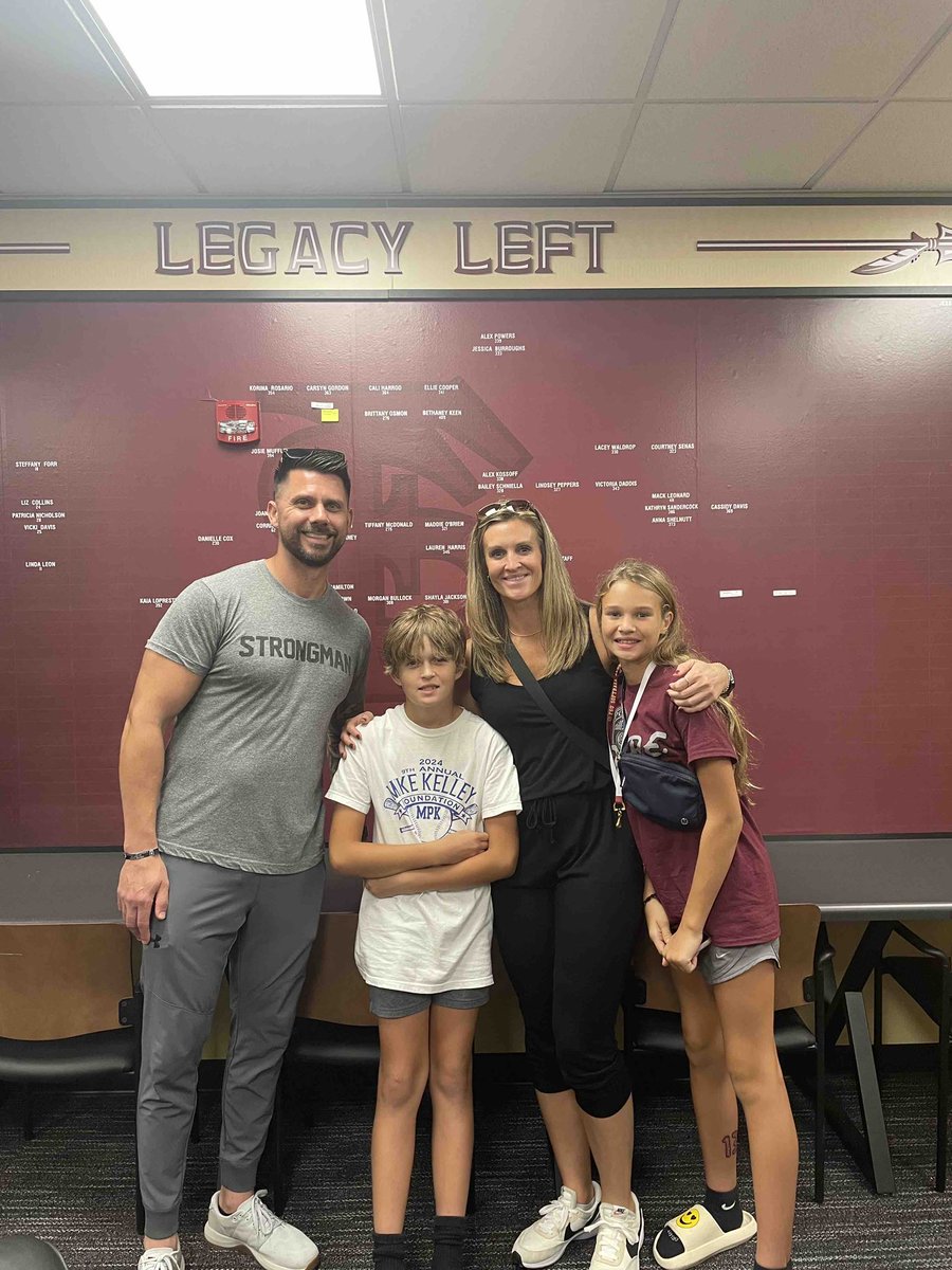 We’re so excited to welcome Casey Hunter and her family back to Tallahassee this weekend as she will be inducted into the FSU Hall to Fame tonight 👏👏
