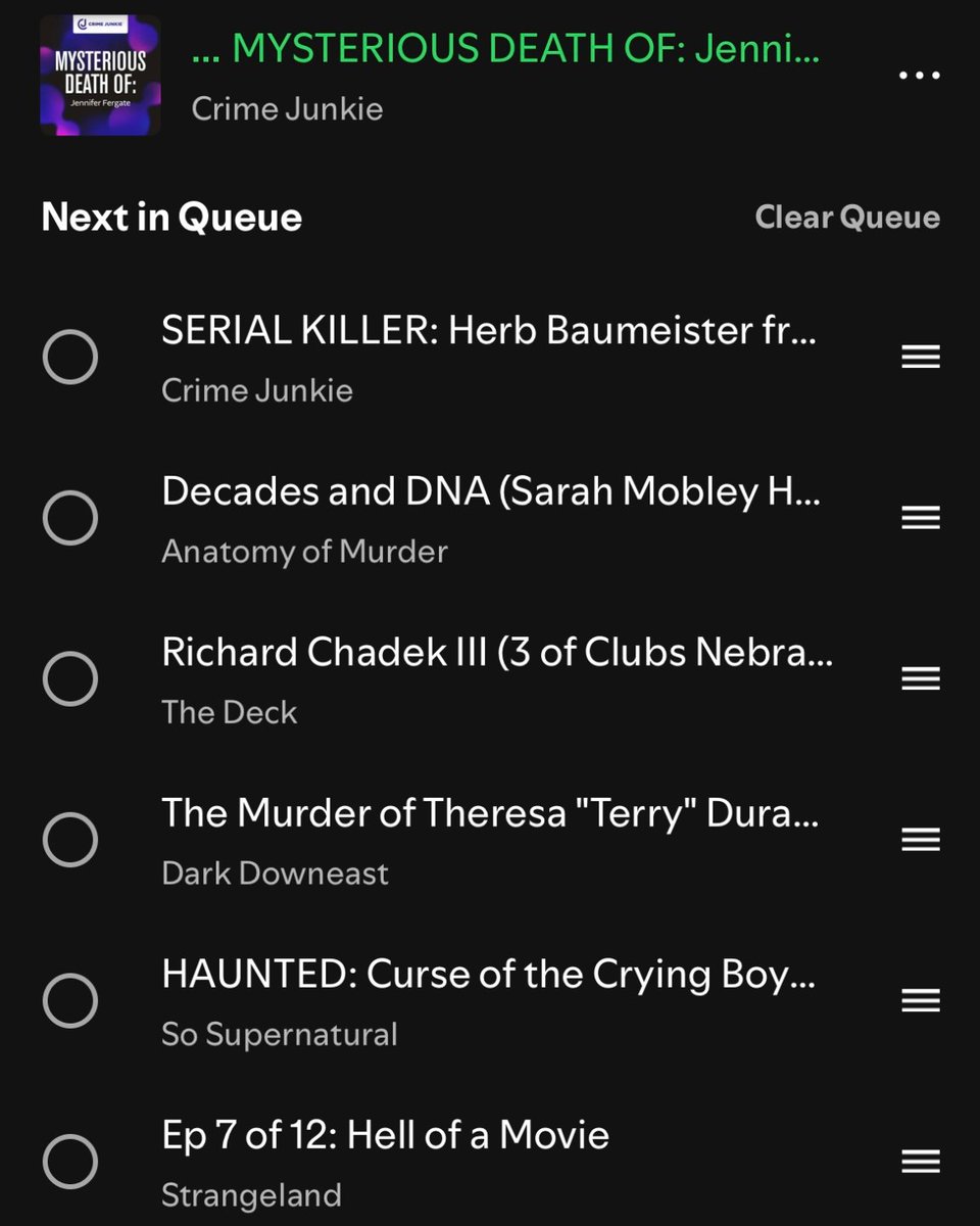 audiochuck (@audiochuck) on Twitter photo What a week of audiochuck pods 🤯🎧
Which of these episodes have you listened to and which do you need to add to your queue?
➕ Follow <a href="/CrimeJunkiePod/">Crime Junkie Podcast</a>, <a href="/AOM_Podcast/">Anatomy of Murder</a>, <a href="/thedeckpodcast_/">The Deck</a>, <a href="/_SoSupernatural/">So Supernatural Podcast</a> for more! What a week of audiochuck pods 🤯🎧
Which of these episodes have you listened to and which do you need to add to your queue?
➕ Follow <a href="/CrimeJunkiePod/">Crime Junkie Podcast</a>, <a href="/AOM_Podcast/">Anatomy of Murder</a>, <a href="/thedeckpodcast_/">The Deck</a>, <a href="/_SoSupernatural/">So Supernatural Podcast</a> for more!