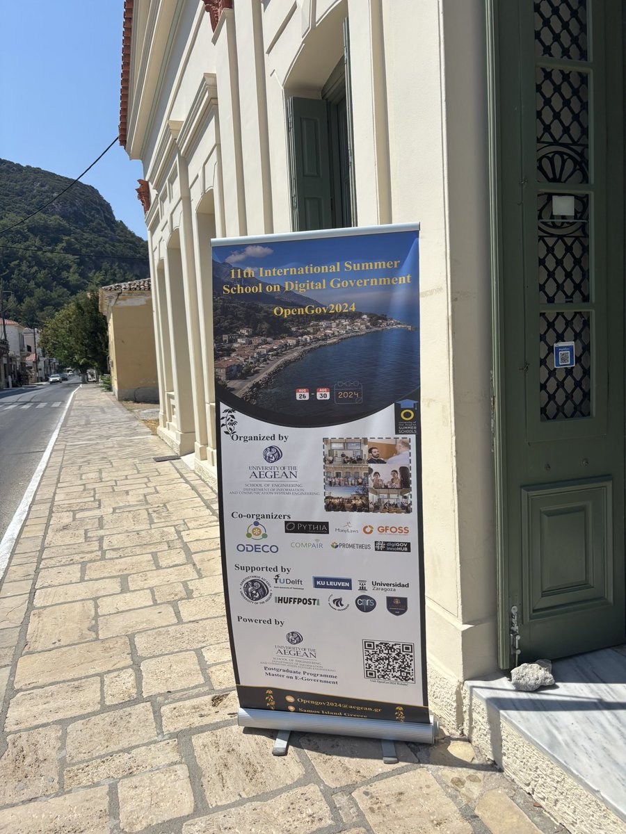 hectrenes's tweet image. Una gran #TrainingWeek en Samos donde hemos aprendido sobre gobernanza digital, y el rol que toma la #IA en ello