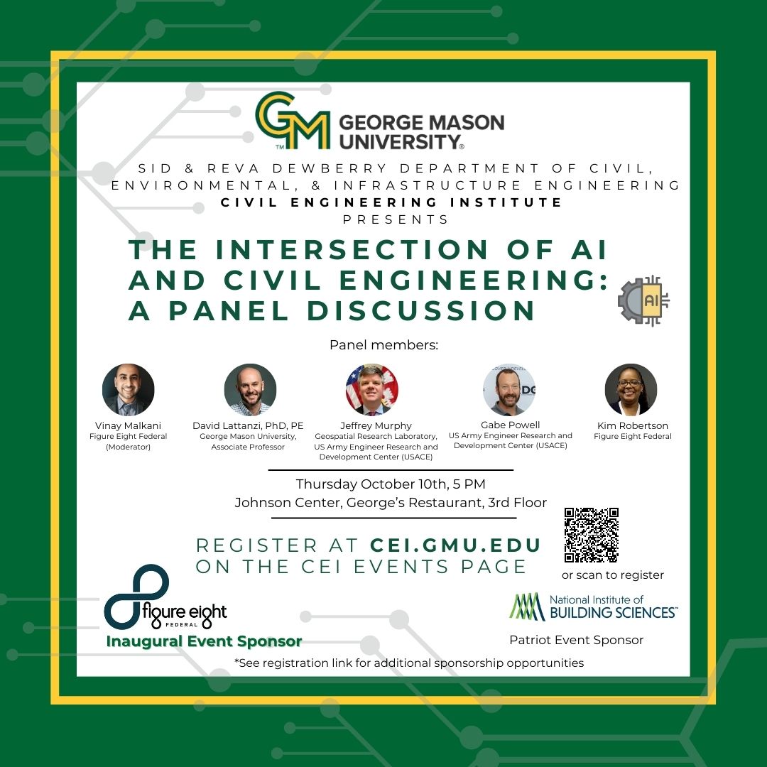 We are excited to host an expert panel discussion on the intersection of AI and civil engineering on October 10. Hope to see you there!