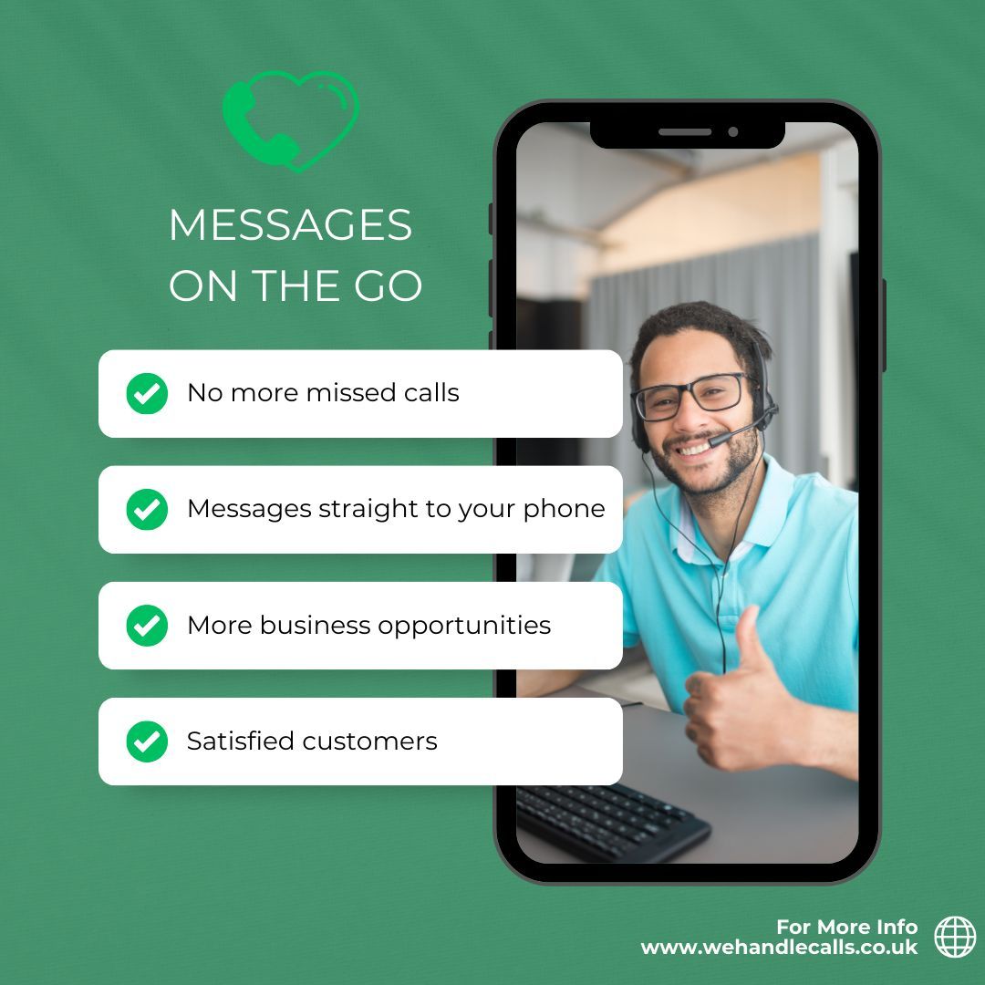 Get messages sent straight to your email! We Handle Calls makes sure that all messages taken are sent to you in real time so you never have to worry about missing a potential enquiry ever again! Book your discovery call today to find out more