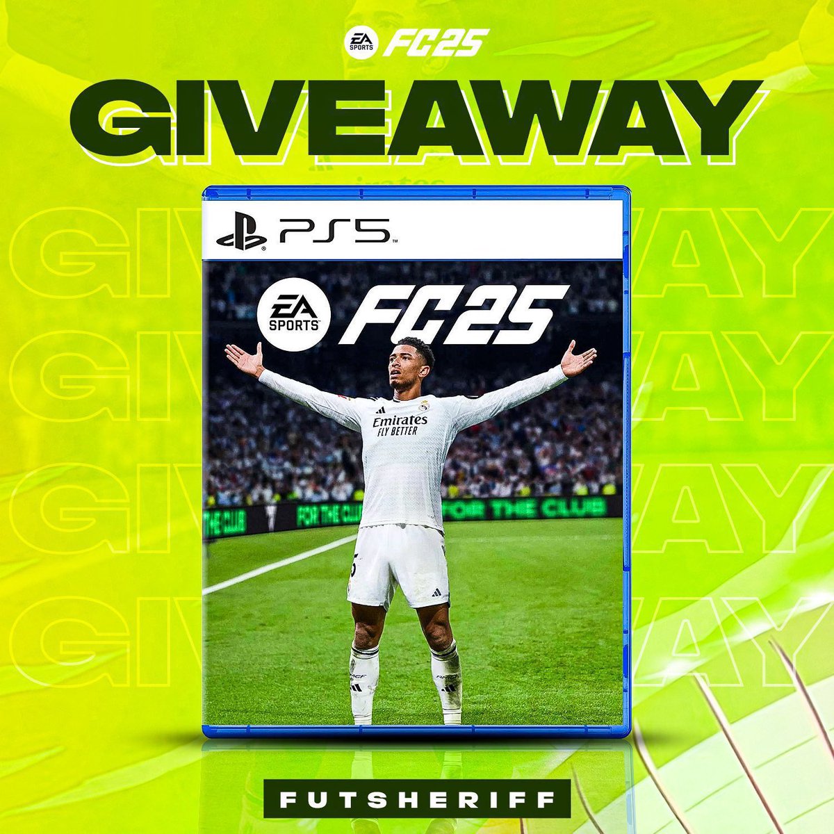 Fut Sheriff (@futsheriff) on Twitter photo 🚨LAST CHANCE TO WIN FC25🔥🔥🔥
-RT 🔁
- Follow <a href="/TheDanishTrader/">TheDanishTrader</a> + <a href="/PurelyFootball/">PurelyFootball ℗</a> + <a href="/Bricemsnn/">Vitality Brice</a>
ANY CONSOLE🎮✅✅
Winner will be announced SOON!
#FC25 🚨LAST CHANCE TO WIN FC25🔥🔥🔥
-RT 🔁
- Follow <a href="/TheDanishTrader/">TheDanishTrader</a> + <a href="/PurelyFootball/">PurelyFootball ℗</a> + <a href="/Bricemsnn/">Vitality Brice</a>
ANY CONSOLE🎮✅✅
Winner will be announced SOON!
#FC25