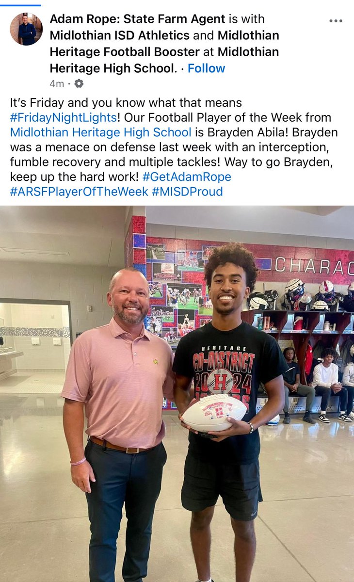 Congrats <a href="/therealbray__/">Brayden Abila</a>