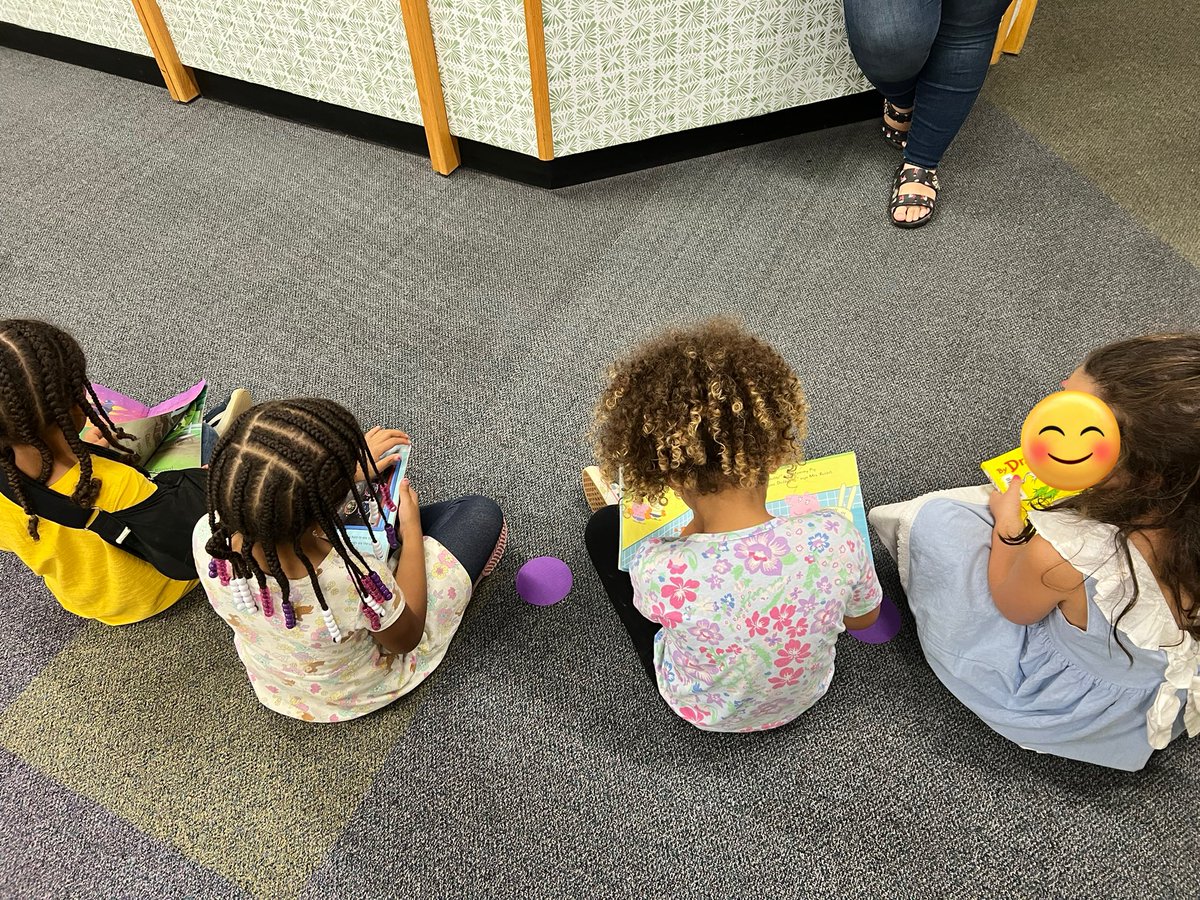 We got to visit the library for the first time today! They were so excited about their choices 📚 <a href="/LangstonLMS/">Amber Langston</a> <a href="/LuxfordES/">Luxford Elementary</a>