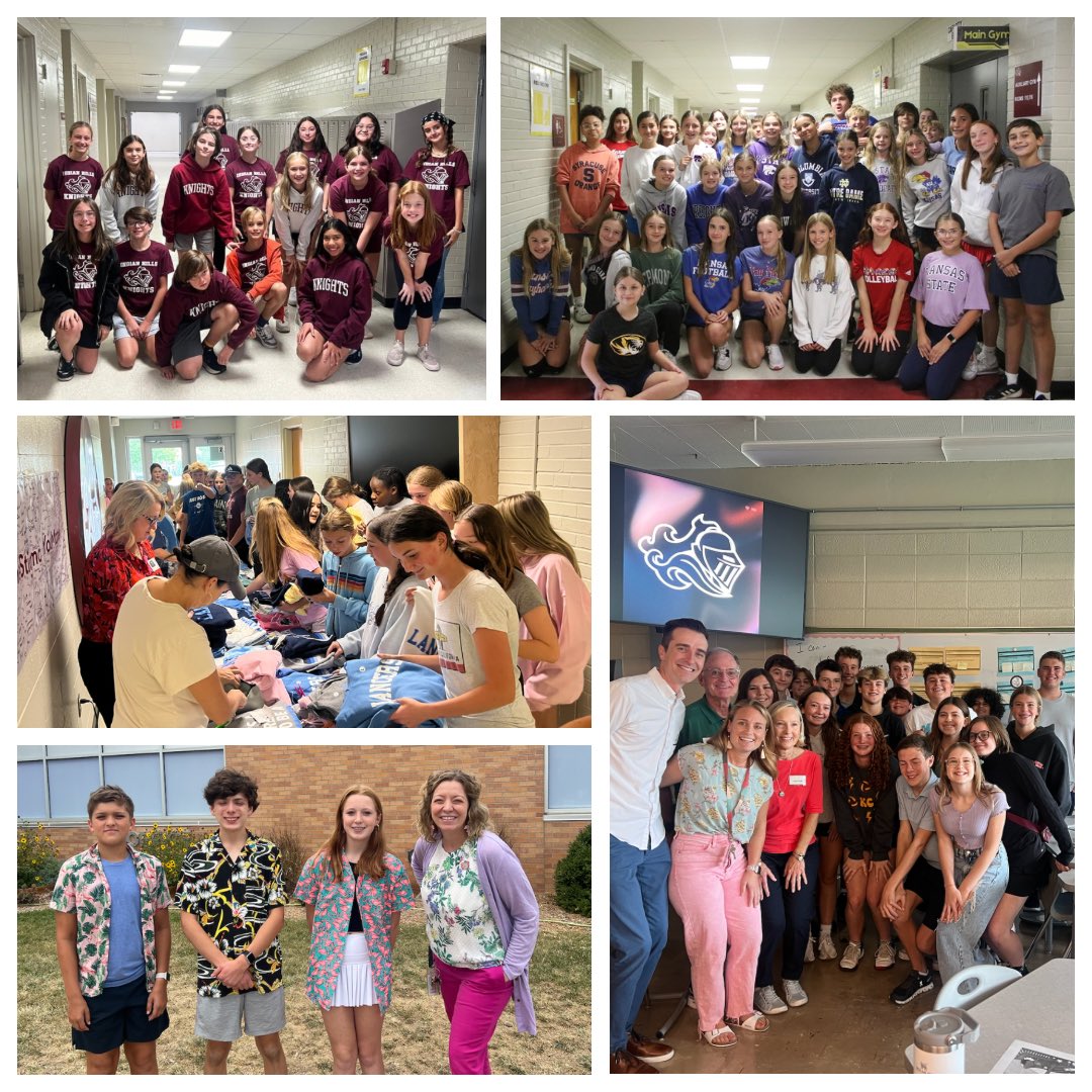 KelleyRCapper's tweet photo. Big week @IHKnights: #SpiritWeek, #TeacheroftheYear building nominee, @SMEastLancers Spirit Wear sale for #LancerDay, 1st Football game, &amp; lots of learning! 

#IHMSRecap #AllinSMSD #OneShawneeMission @theSMSD @TobyRuder @JenniferGorniak https://t.co/jygF8nB73Y