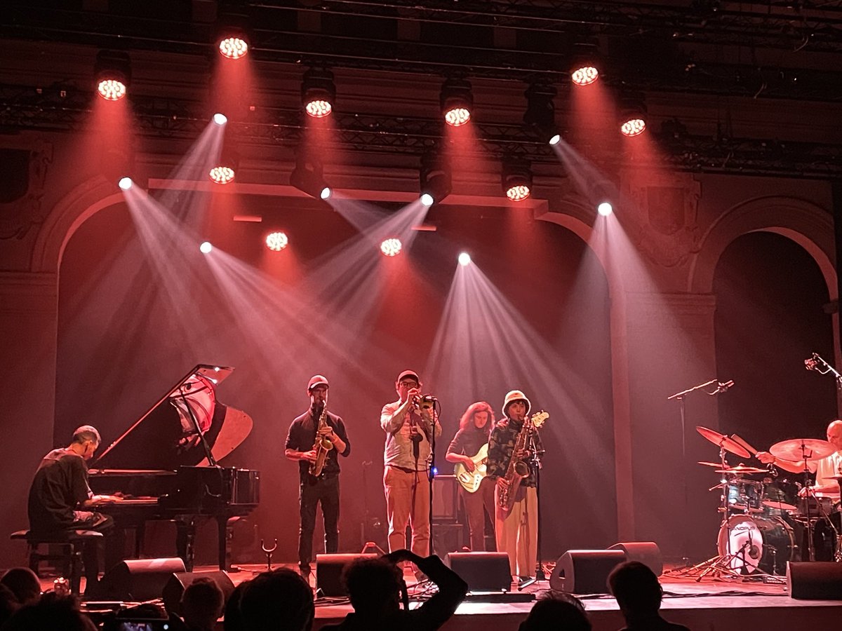 Wonderful band led by drummer Stephane Galland at the European Jazz Conference in Ghent- a city with a real commitment to culture. With a 300k population they punch way above their weight! Good luck with their bid to be 2030 European Capital of Culture! ⁦@europejazznet⁩
