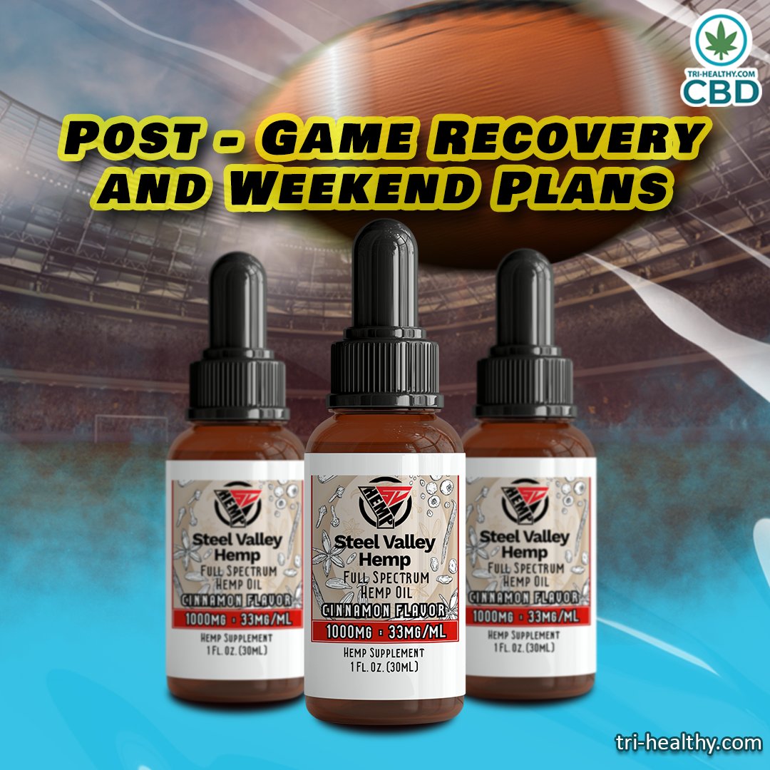 💪 Steel Valley Hemp: The Ultimate Post-Game Recovery Solution! 🌿
👉 Say goodbye to soreness and hello to relaxation 🧘‍♂️ with our all-natural hemp products. 🌿 #SteelValleyHemp #CBDForAthletes #RecoveryEssentials #PainRelief