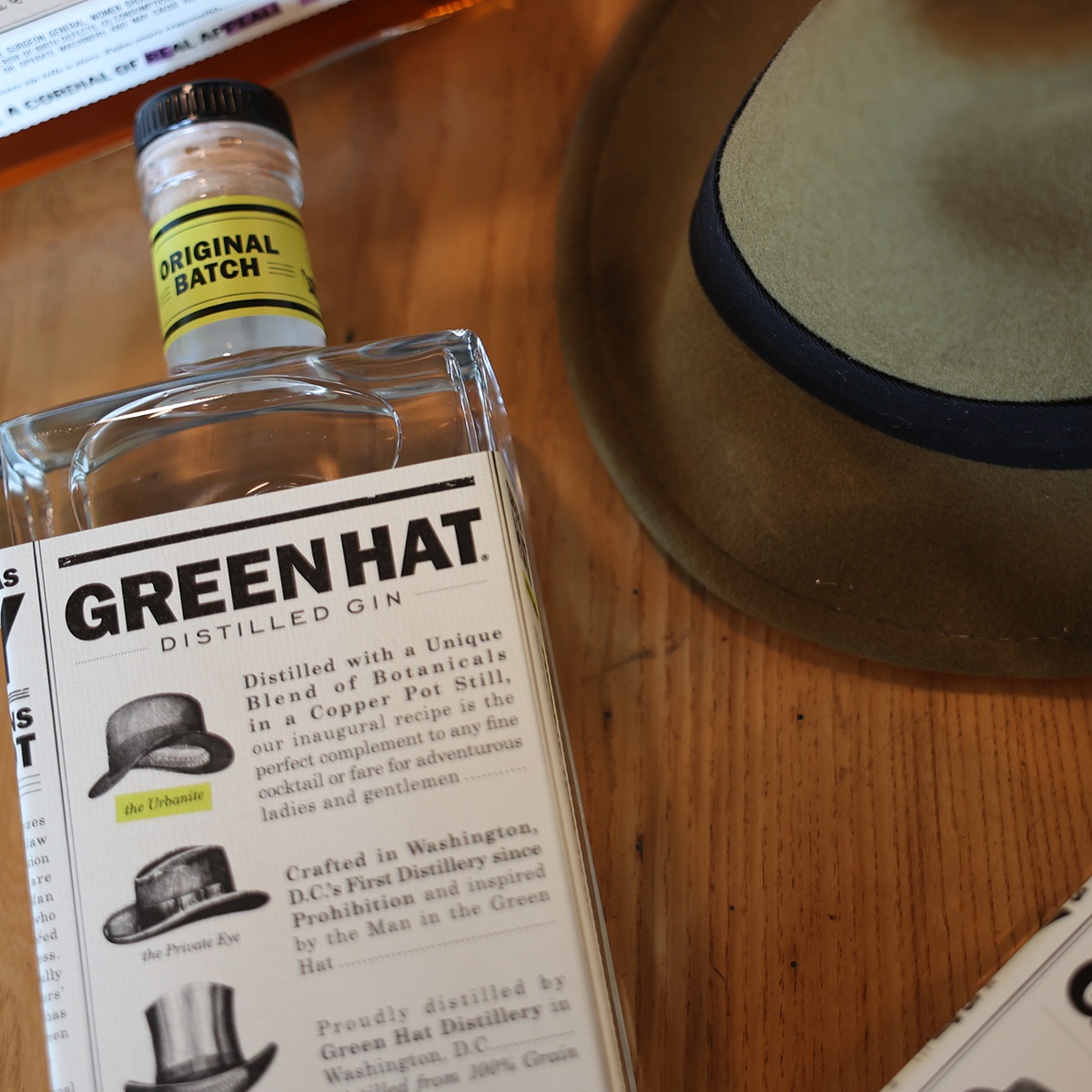Sunday is National Felt Hat Day. May we suggest a green fedora?

Learn more about The Man in the Green Hat now at greenhatgin.com.