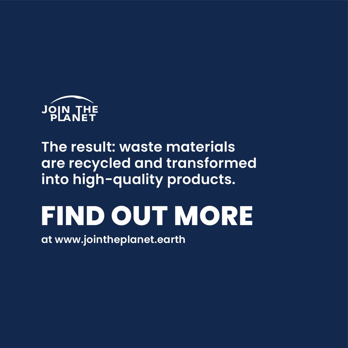 At Join The Planet, we work to create a positive and tangible impact in our communities and the world. 

Through our foundation, we actively support projects that protect and preserve our precious planet.

Learn more at jointheplanet.earth