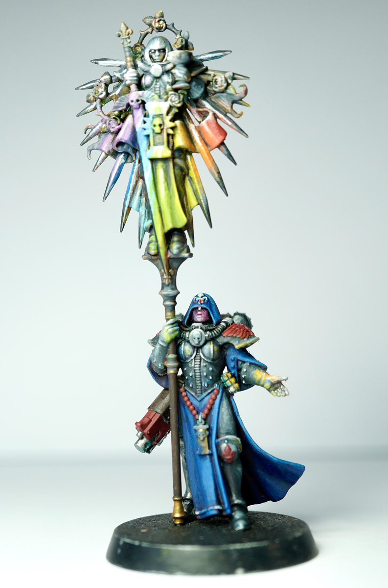 Total_Atom's tweet photo. @Garfytwit For now, probably my rainbow warriors style sororitas! Hopefully theyll soon be surpassed https://t.co/urwHnAKKhq